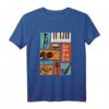 Jazz Snare Piano Musik T-Shirt für Musiker & Jazz Fans  Perfektes Band- und Instrumenten-Design für Musiker und Musikliebhaber