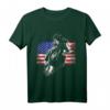 USA Flagge Cowboy T-Shirt  Coole Western-Geschenkidee für Cowboy- und Texas-Liebhaber zu Weihnachten, Geburtstag & Männertag