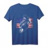 USA Flagge Cowboy T-Shirt  Coole Western-Geschenkidee für Cowboy- und Texas-Liebhaber zu Weihnachten, Geburtstag & Männertag
