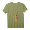 Musik Noten Jazz Saxophon T-Shirt  Perfektes Geschenk für Saxophonisten, Musiker & Jazzliebhaber zu Weihnachten & Geburtstag