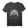 Kinder T-Shirt für große Schwester mit Regenbogen & Elefanten Design  Süßes Outfit zur Geburt & Geschwisterankündigung 2023