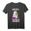 Mir egal ich bin ein Einhorn - Kinder, Mädchen & Damen T-Shirt mit Spruch, perfektes Geschenk für Einhorn-Liebhaber zu Weihnachten & Geburtstag