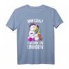 Mir egal ich bin ein Einhorn - Kinder, Mädchen & Damen T-Shirt mit Spruch, perfektes Geschenk für Einhorn-Liebhaber zu Weihnachten & Geburtstag