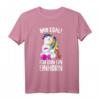 Mir egal ich bin ein Einhorn - Kinder, Mädchen & Damen T-Shirt mit Spruch, perfektes Geschenk für Einhorn-Liebhaber zu Weihnachten & Geburtstag