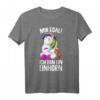 Mir egal ich bin ein Einhorn - Kinder, Mädchen & Damen T-Shirt mit Spruch, perfektes Geschenk für Einhorn-Liebhaber zu Weihnachten & Geburtstag