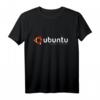 Ubuntu Linux Humanity T-Shirt  Inspirierendes Design mit digitalem Hintergrund für Linux- und Open-Source-Fans
