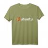 Ubuntu Linux Humanity T-Shirt  Inspirierendes Design mit digitalem Hintergrund für Linux- und Open-Source-Fans