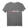 Ubuntu Linux Humanity T-Shirt  Inspirierendes Design mit digitalem Hintergrund für Linux- und Open-Source-Fans