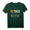 Problem Want Retired Fleißig Person T-Shirt  Lustiges Geschenk für Rentner, Geburtstag, Weihnachten & Partys mit Humor und Sarkasmus