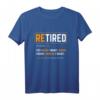 Problem Want Retired Fleißig Person T-Shirt  Lustiges Geschenk für Rentner, Geburtstag, Weihnachten & Partys mit Humor und Sarkasmus