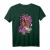 Demon Slayer Anime Samurai Kämpfer T-Shirt  Stilvolles Streetwear-Design mit Kirschblüten, Kalligraphie & Kantana für Anime- und Tattoo-Liebhaber