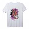 Demon Slayer Anime Samurai Kämpfer T-Shirt  Stilvolles Streetwear-Design mit Kirschblüten, Kalligraphie & Kantana für Anime- und Tattoo-Liebhaber
