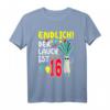 Der Lauch Ist Endlich 16 Jahre - Lustiges Geburtstags T-Shirt für Jungen zum 16. Geburtstag