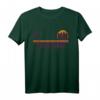 Outer Banks Beach Retro Surfer Vintage T-Shirt - Tropischer Sonnenuntergang & Palmen Design für Surfer, Familienurlaub & Strandfans