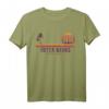 Outer Banks Beach Retro Surfer Vintage T-Shirt - Tropischer Sonnenuntergang & Palmen Design für Surfer, Familienurlaub & Strandfans