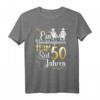Goldene Hochzeit 50 Jahre Verheiratet T-Shirt  Perfektes Geschenk für den besonderen Hochzeitstag für Männer & Frauen
