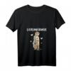 Damen Süße Erdmännchen Familie Lieblingsbande T-Shirt mit V-Ausschnitt  Perfektes Geschenk für Familie, Geburtstag & Weihnachten