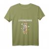 Damen Süße Erdmännchen Familie Lieblingsbande T-Shirt mit V-Ausschnitt  Perfektes Geschenk für Familie, Geburtstag & Weihnachten