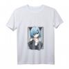 Kawaii Anime Neko Katze Mädchen T-Shirt mit V-Ausschnitt - Pastel Otaku Design, perfekt als Geschenk für Anime- und Manga-Fans