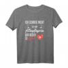 Ich schreie nicht. Ich bin Altenpflegerin, wir reden so laut - Humorvolles Pflegekraft T-Shirt für Altenpflegerinnen in Ausbildung und Beruf