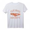 HapBunny T-Shirt mit Flat Mars Society Design  Lustiges Space T-Shirt für Weltraumfans & Nerds