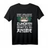 Anime Geschenkidee Manga Spruch T-Shirt  Perfekt für Fans, Teenager zum Geburtstag & Weihnachten, Klassisch geschnitten