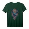 Spirituelles Krafttier Bison T-Shirt mit Indianer Federschmuck - Esoterisches Design für Meditation, Yoga & Schamanismus