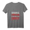 Damen Kriminal-Profiling-Experte T-Shirt mit V-Ausschnitt  Perfektes Geschenk für Krimifans und Amateur-Detektive