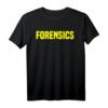 Forensics Crime Investigator T-Shirt für Polizisten & Detektive - Kurzarmuniform für Arbeit, Beweisaufnahme & forensische Analyse
