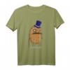 Kartoffel Detektiv mit Schnurrbart & Lupe - Lustiges T-Shirt für Kartoffelliebhaber, Großvater, Großmutter & Foodies als Geschenkidee