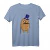 Kartoffel Detektiv mit Schnurrbart & Lupe - Lustiges T-Shirt für Kartoffelliebhaber, Großvater, Großmutter & Foodies als Geschenkidee