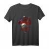 Sherlock Holmes T-Shirt im Tattoo-Stil mit Wappen  Detektiv London Motiv für Krimi- und Tattoo-Fans