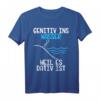 Genitiv ins Wasser weil es Dativ ist - Lustiges Deutschlehrer T-Shirt für Lehrer, Sprachliebhaber und Deutsch-Fans