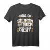 Egal Ob Bier Oder Silikon Hauptsache Dicht - Lustiges Handwerker T-Shirt für Installateur, Klempner, Elektriker & Zimmermann