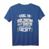 Egal Ob Bier Oder Silikon Hauptsache Dicht - Lustiges Handwerker T-Shirt für Installateur, Klempner, Elektriker & Zimmermann