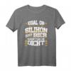 Egal Ob Bier Oder Silikon Hauptsache Dicht - Lustiges Handwerker T-Shirt für Installateur, Klempner, Elektriker & Zimmermann