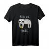 Lustiges Bitcoin Faultier HODL Geschenk T-Shirt für Krypto Trader, Miner & Bitcoin Fans