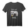 Lustiges Bitcoin Faultier HODL Geschenk T-Shirt für Krypto Trader, Miner & Bitcoin Fans
