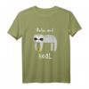 Lustiges Bitcoin Faultier HODL Geschenk T-Shirt für Krypto Trader, Miner & Bitcoin Fans