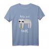 Lustiges Bitcoin Faultier HODL Geschenk T-Shirt für Krypto Trader, Miner & Bitcoin Fans