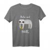 Lustiges Bitcoin Faultier HODL Geschenk T-Shirt für Krypto Trader, Miner & Bitcoin Fans