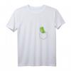 Lustiges Damen Dinosaurier in der Tasche T-Shirt mit V-Ausschnitt  Perfekt für Dinosaurier-Fans und Kinder, tolles Geschenk für Dino-Liebhaber
