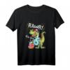 Kinder Dino Shirt zum 6. Geburtstag - Lustiges T-Rex Dinosaurier T-Shirt für Jungen & Mädchen, ideales Geschenk für Dino-Fans