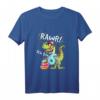 Kinder Dino Shirt zum 6. Geburtstag - Lustiges T-Rex Dinosaurier T-Shirt für Jungen & Mädchen, ideales Geschenk für Dino-Fans