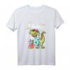 Kinder Dino Shirt zum 6. Geburtstag - Lustiges T-Rex Dinosaurier T-Shirt für Jungen & Mädchen, ideales Geschenk für Dino-Fans