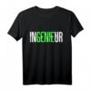 Ingenieur Genie Technik Student Studium Universität Deko Fun T-Shirt  Witziges Geschenk für Technikfans, Studenten & Absolventen