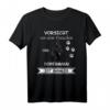 Vorsicht vor dem Frauchen der Dobermann ist harmlos T-Shirt - Lustiges Hundedesign für Dobermann Fans und Hundehalter