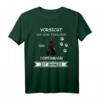 Vorsicht vor dem Frauchen der Dobermann ist harmlos T-Shirt - Lustiges Hundedesign für Dobermann Fans und Hundehalter