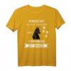 Vorsicht vor dem Frauchen der Dobermann ist harmlos T-Shirt - Lustiges Hundedesign für Dobermann Fans und Hundehalter