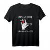 Just A Girl Who Loves Sign Languages T-Shirt  Geschenk für Dolmetscher, Taube & Hörgeschädigte, ASL & Gebärdensprache Kommunikation